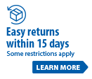 Easy Returns within 15 days.