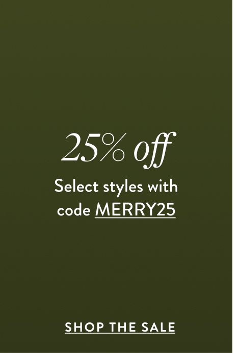 25% off Select styles with code MERRY25 shop the sale ONE PIECE