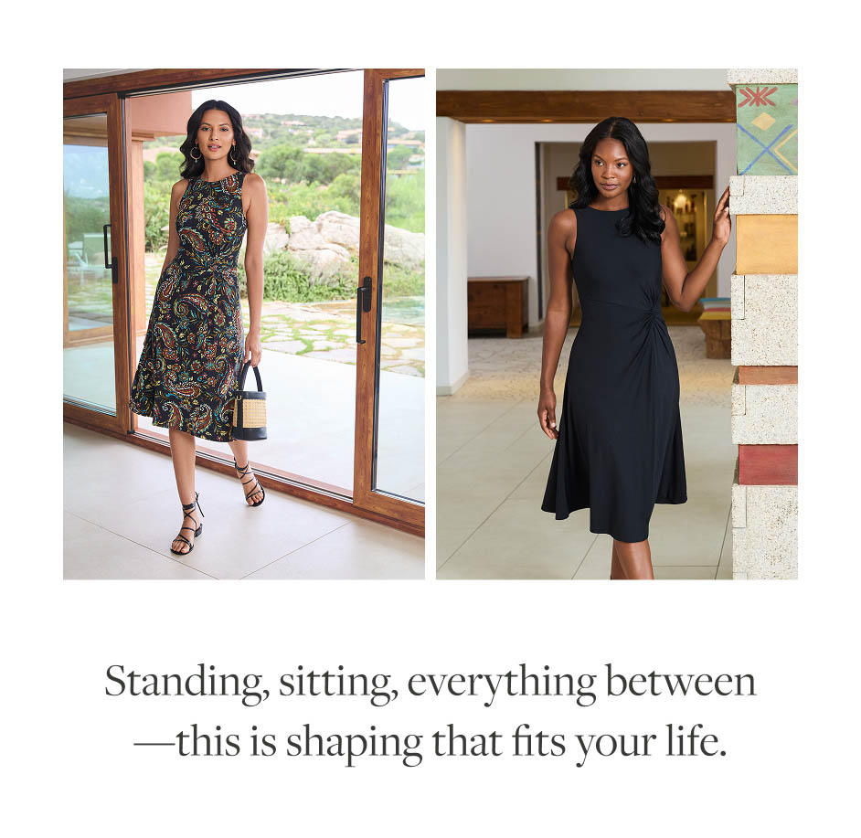 Standing, sitting, everything between—this is shaping that fits your life.