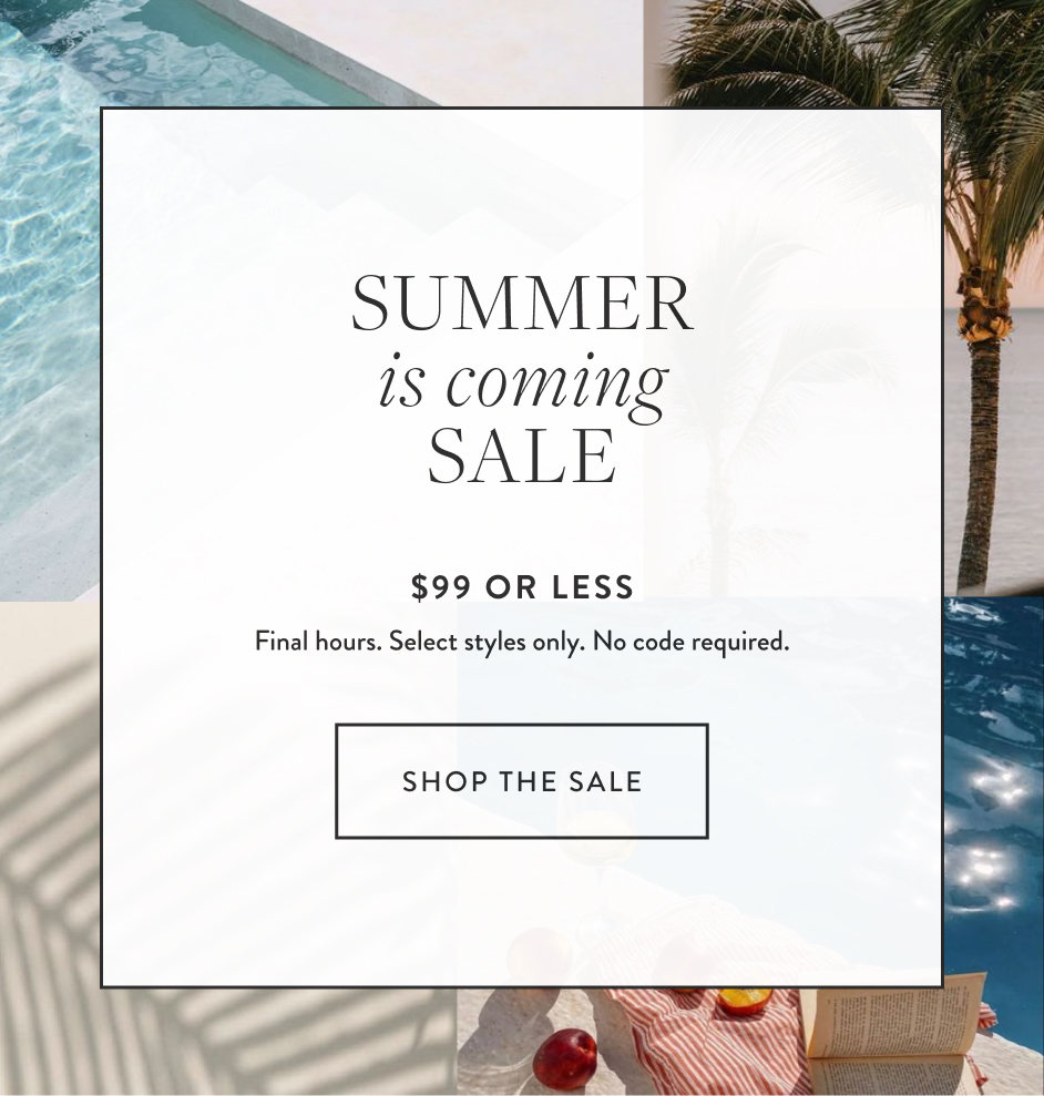 Summer is Coming Sale