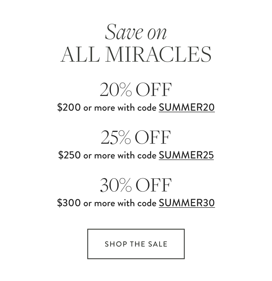 20% Off $200 + WITH Code SUMMER20 25% Off $250 + WITH Code SUMMER25 30% Off $300 + WITH Code SUMMER30
