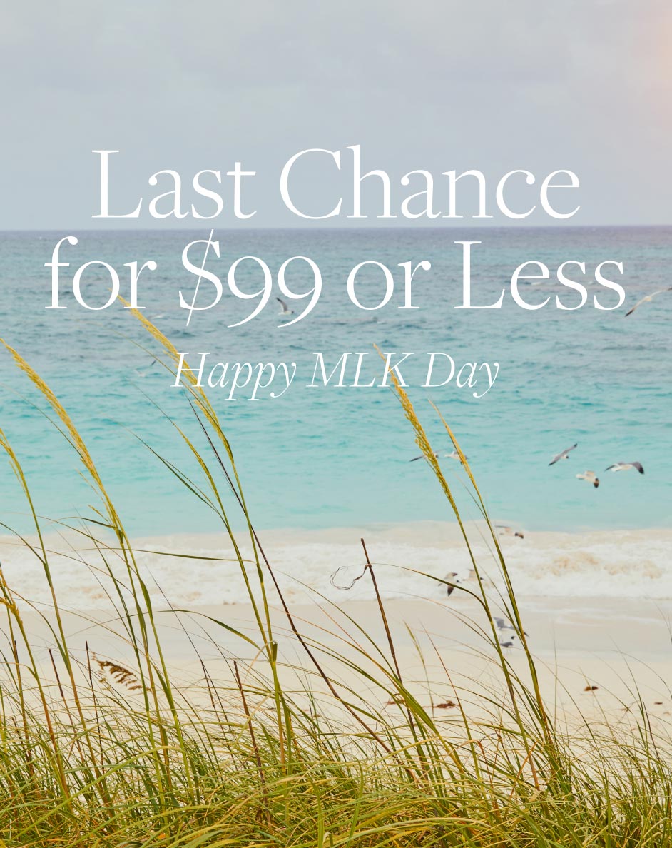 Last Chance for $99 or Less Happy MLK Day