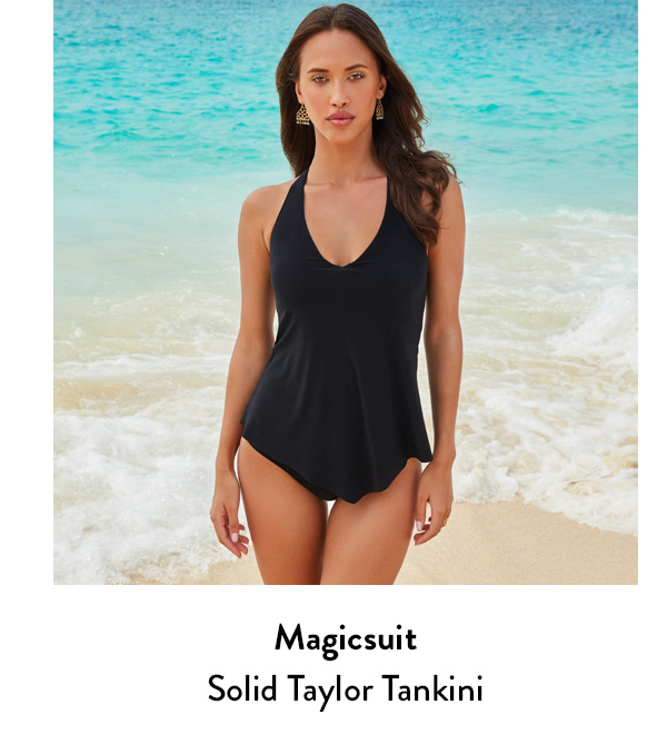 MG Solid Taylor Tankini