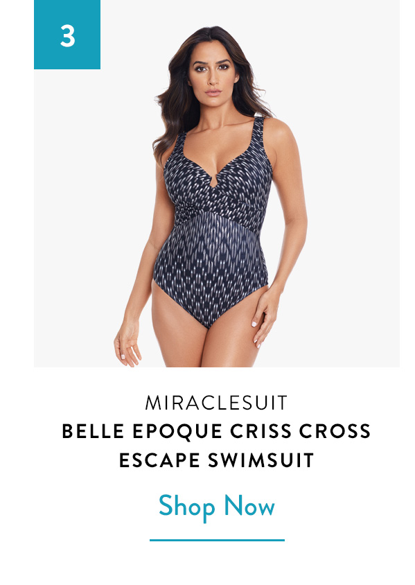 3 - Miraclesuit Belle Epoque Criss Cross Escape Swimsuit #6536476