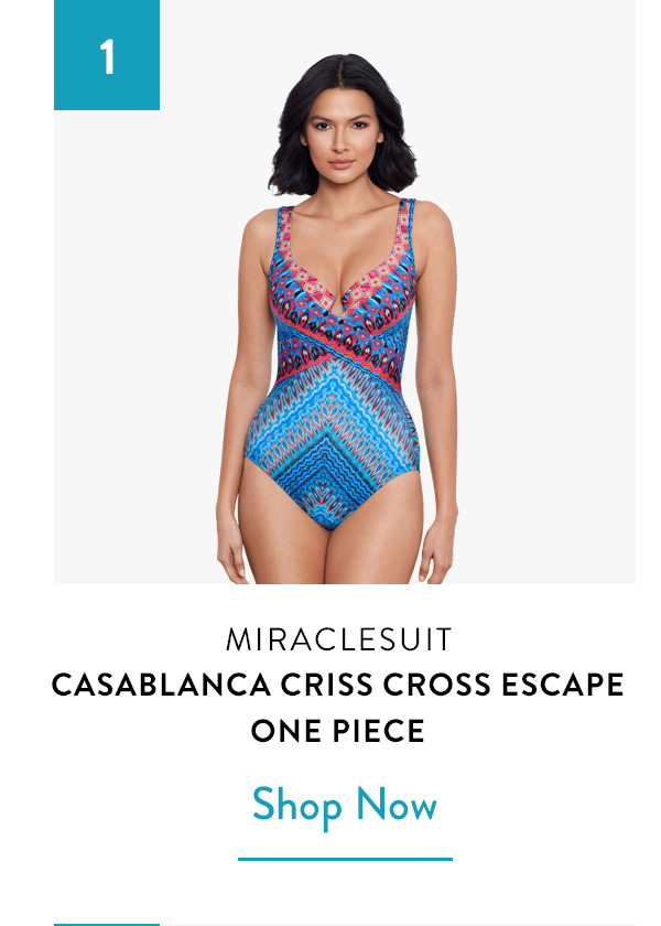 1 - Miraclesuit Casablanca Criss Cross Escape Swimsuit 6536776