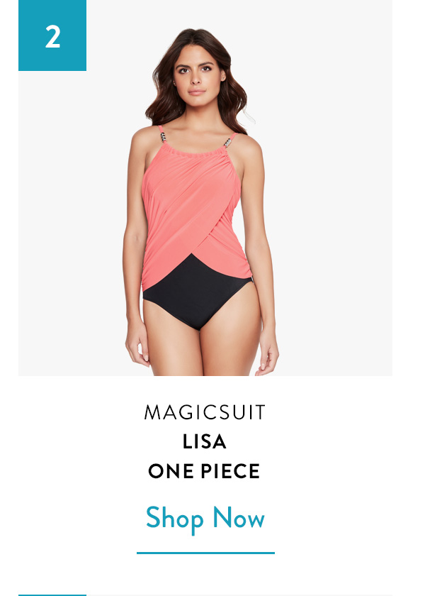 2 - Magicsuit Lisa One Piece Swimsuit (in Sunset) 6009955