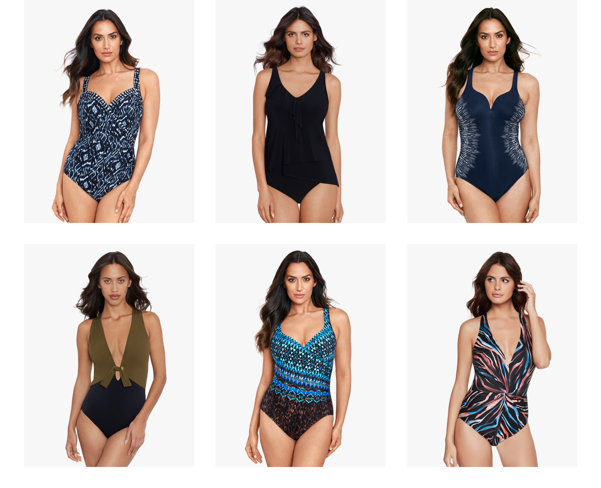 1 - MS Palatium Colorblock Sanibel 6553463 2 - MG Cascade Amira Tankini (Black) 6016379 3 - MS Silver Shores Temptress Blue/White 6553730 4 - AMO Copernicus Halley Swimsuit (Evoo) 6552024 5 - MS Untamed It's A Wrap Swimsuit 6552280 6 - MG Tigress Drew 6012958