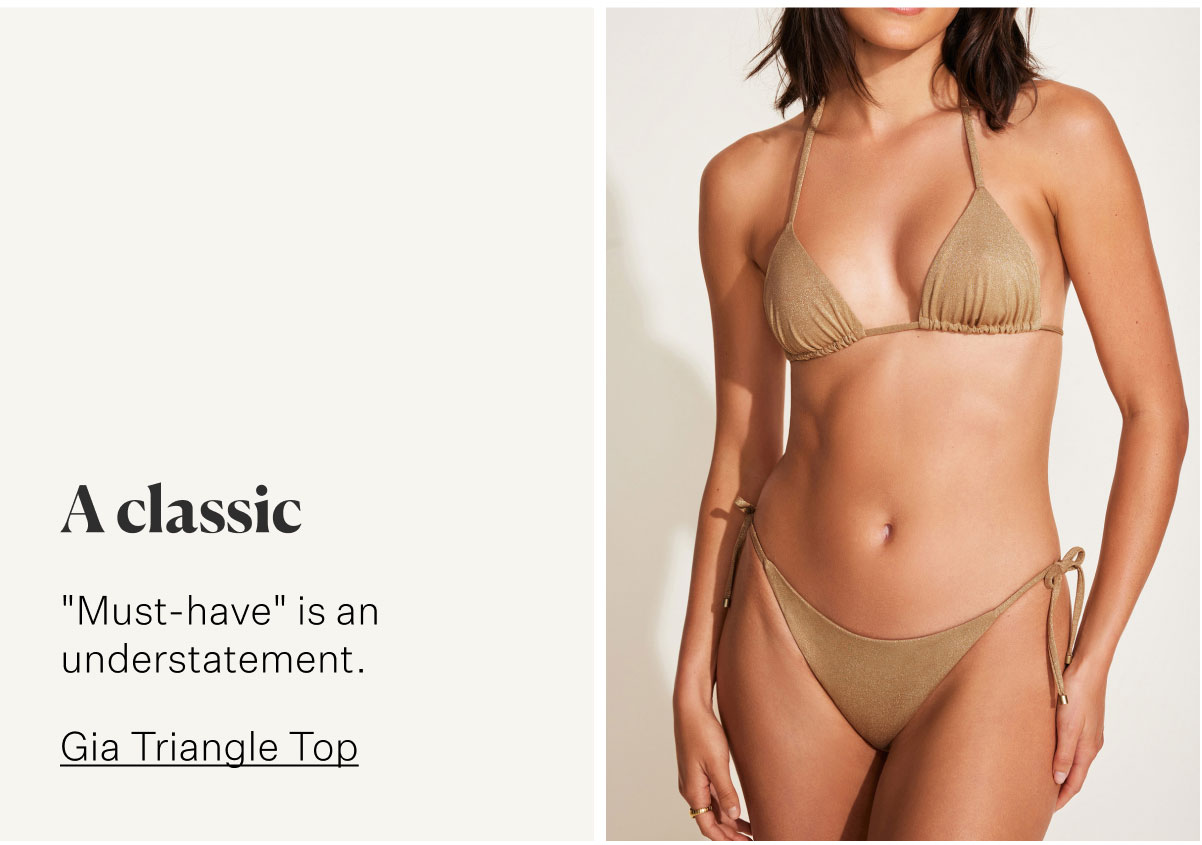 A classic - "Must-have" is an understatement. Gia Triangle Top