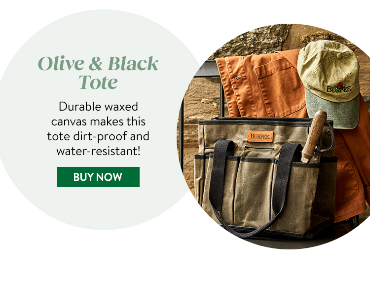 Tote, Garden Tool - Olive & Black