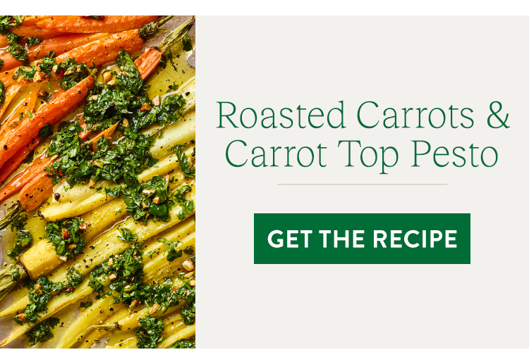 Roasted Carrots & Carrot Top Pesto Recipe