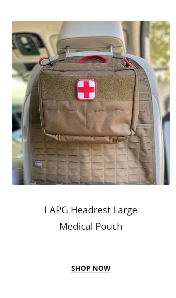 LA Police Gear Headrest Large Medical Pouch