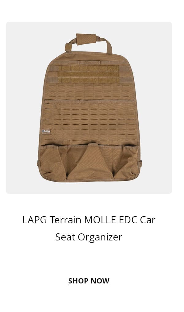 LA Police Gear Terrain MOLLE EDC Car Seat Organizer