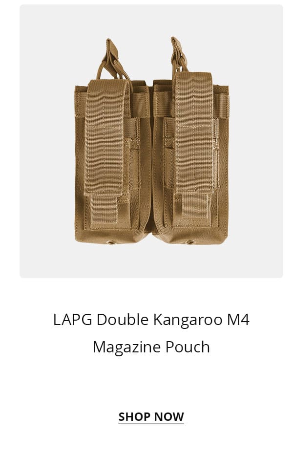 LA Police Gear Double Kangaroo M4 Magazine Pouch