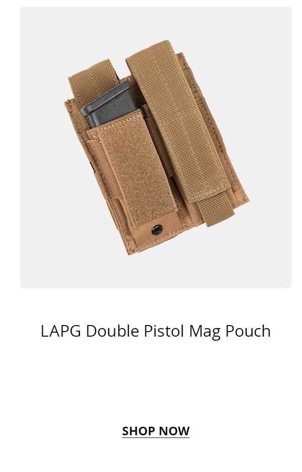 LA Police Gear Double Pistol Mag Pouch