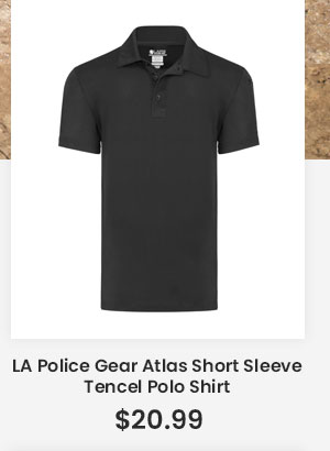 LA Police Gear Atlas Short Sleeve Tencel Polo Shirt