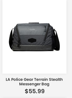 LA Police Gear Terrain Stealth Messenger Bag