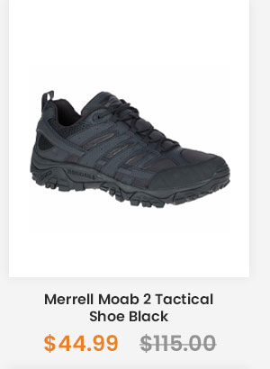 Merrell Moab 2 Tactical Shoe Black