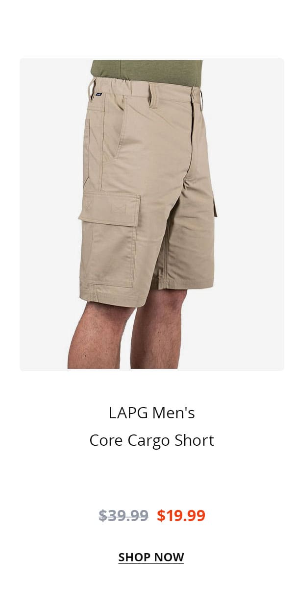 LA Police Gear Men's Core Cargo Shorts