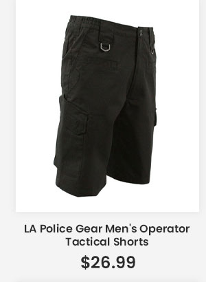 LA Police Gear Men's Operator Tactical Shorts