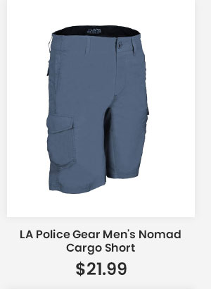 LA Police Gear Men's Nomad Cargo Short