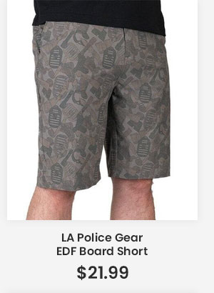 LA Police Gear EDF Board Short