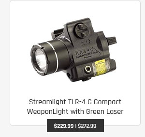 Streamlight TLR-4 G Compact WeaponLight with Green Laser