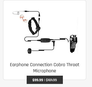 Earphone Connection Cobra Throat Microphone