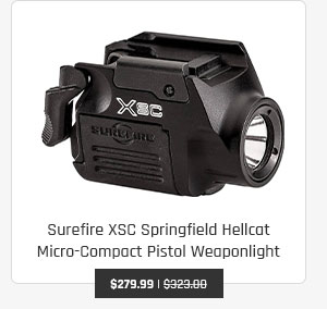 Surefire XSC Springfield Hellcat Micro-Compact Pistol Weaponlight