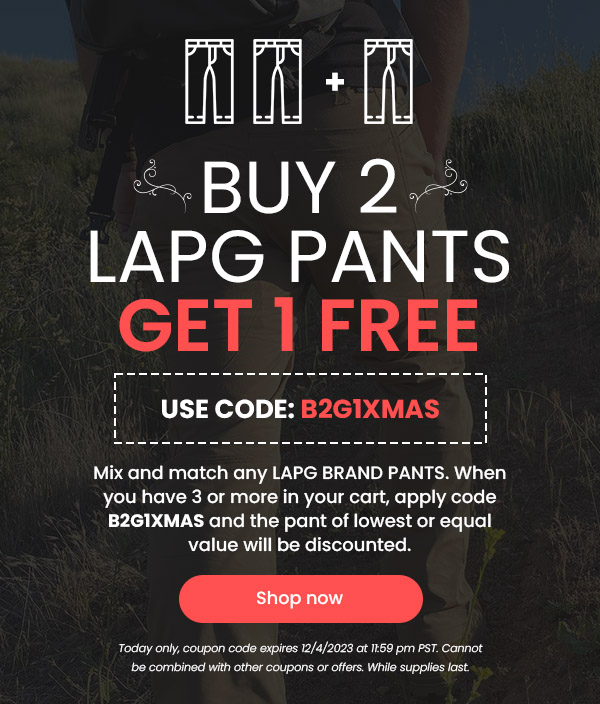 Buy 2 LAPG Pants, Get 1 Free