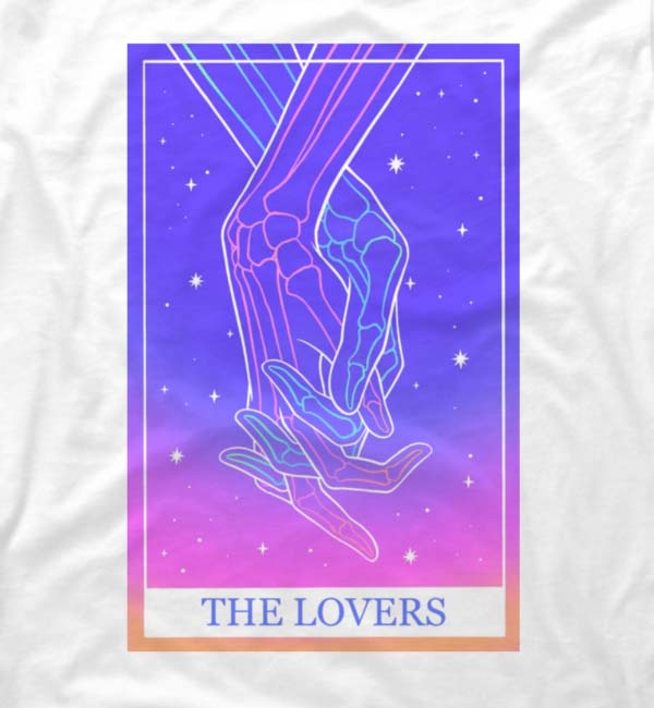 Modern Tarot card The Lovers