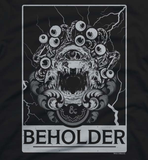 D&D Beholder Tarot Card
