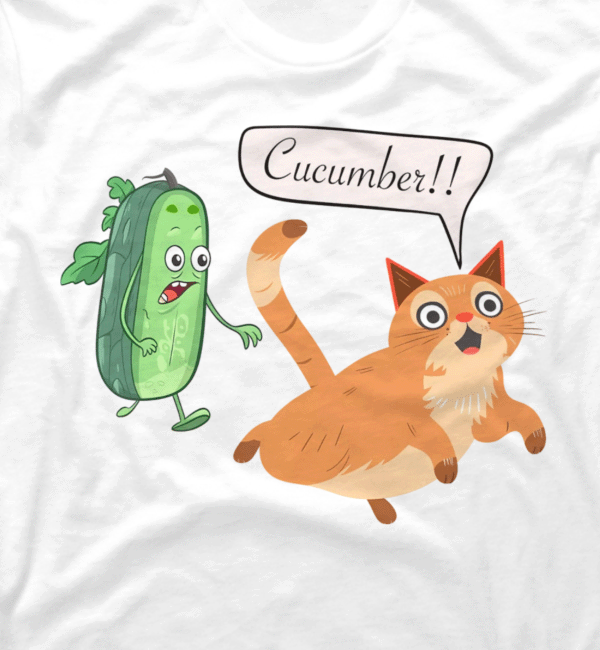 cat and Cucumber