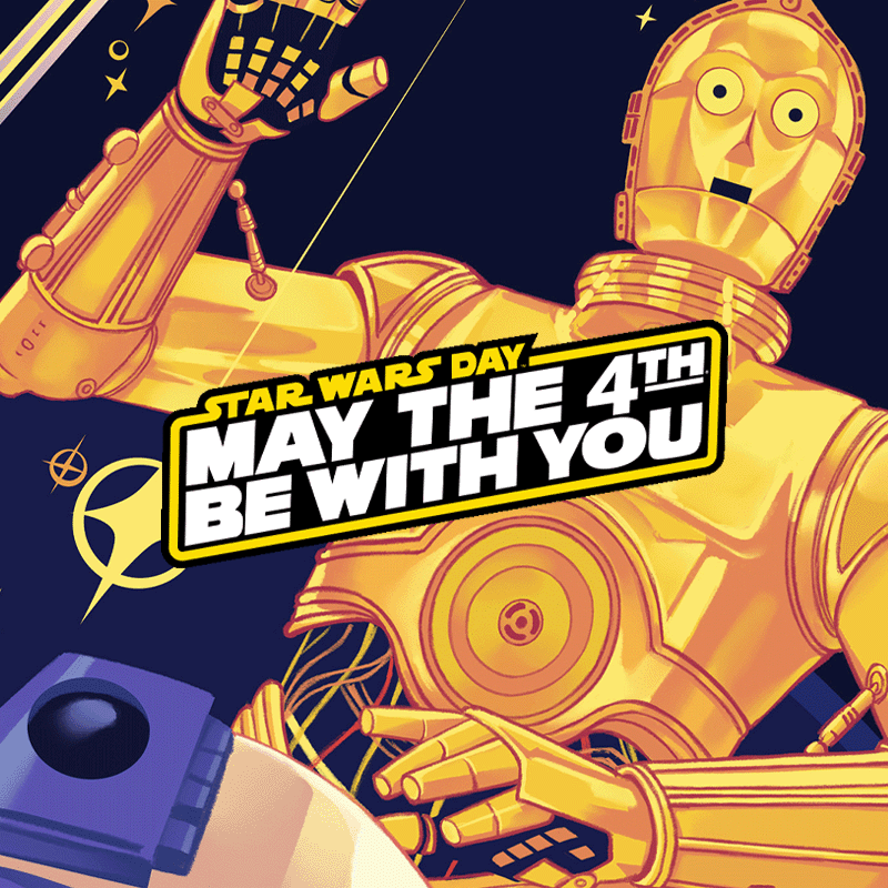 Shop May the Fourth Collection.