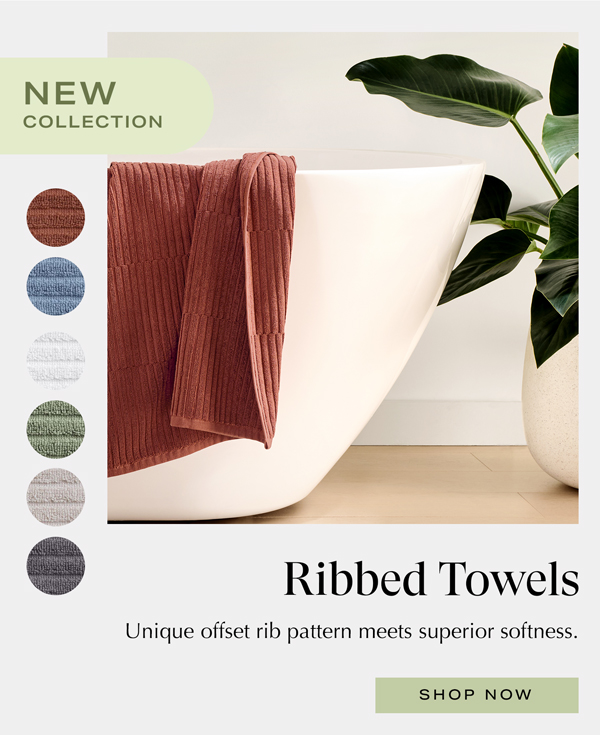 SHOP RIBBED TOWELS