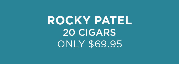 Rocky Patel 20 cigars only $69.95