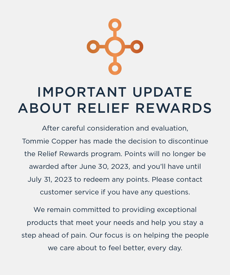 UPDATE ABOUT RELIEF REWARDS