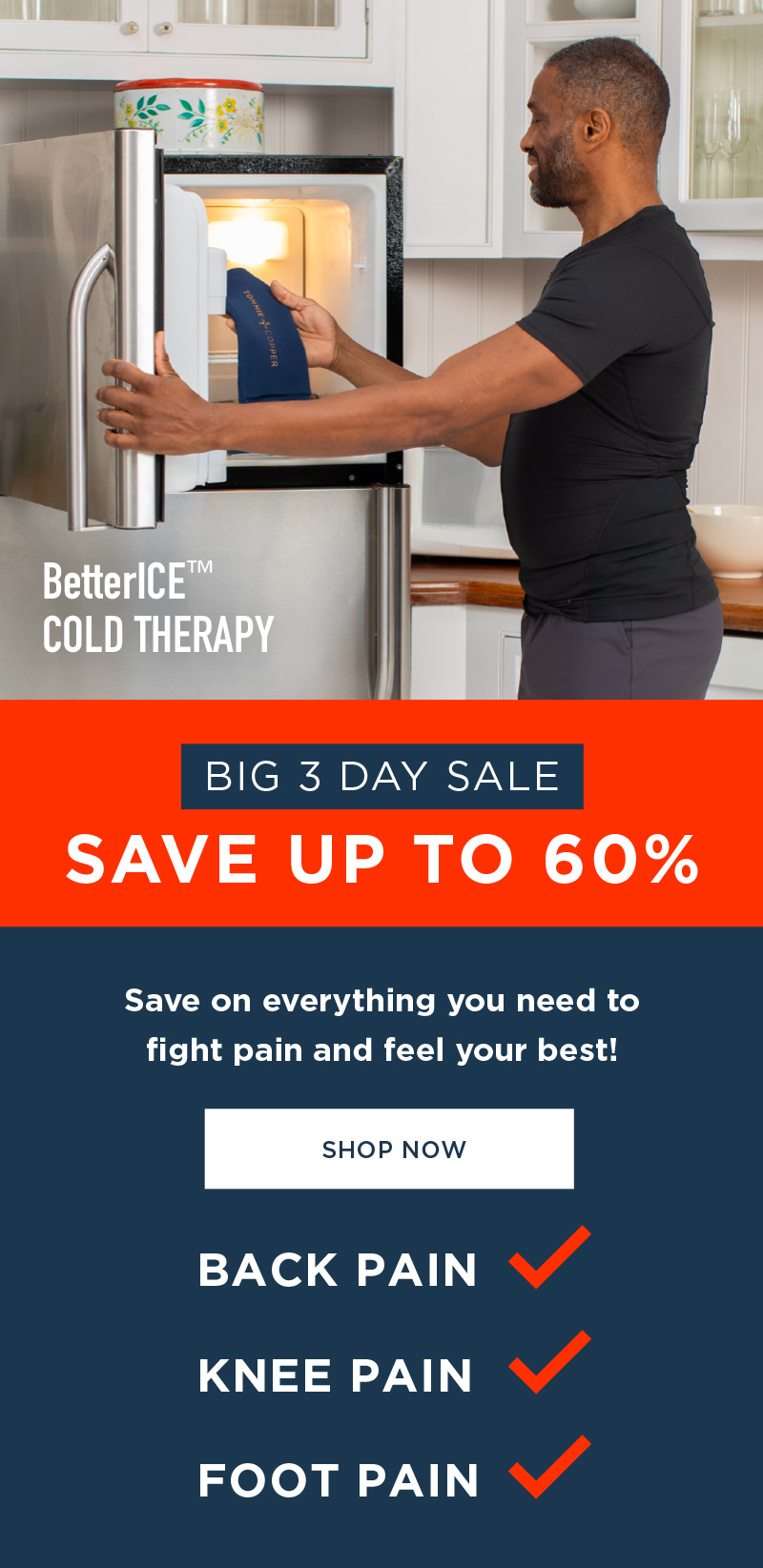 BIG 3 DAY SALE SAVE UP TO 60% SHOP NOW