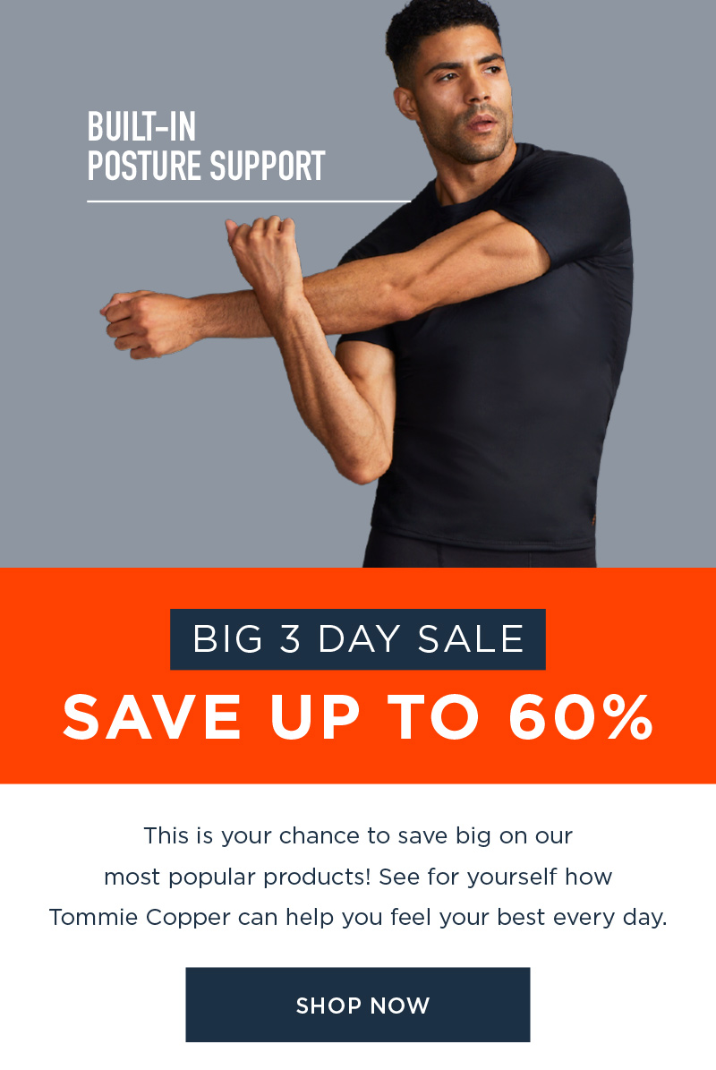 BIG 3 DAY SALE SAVE UP TO 60% SHOP NOW