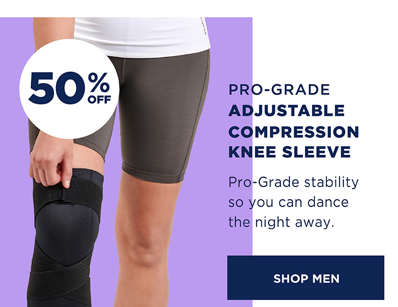 50% Off Pro Grade Adjustable Compression Knee Sleeve