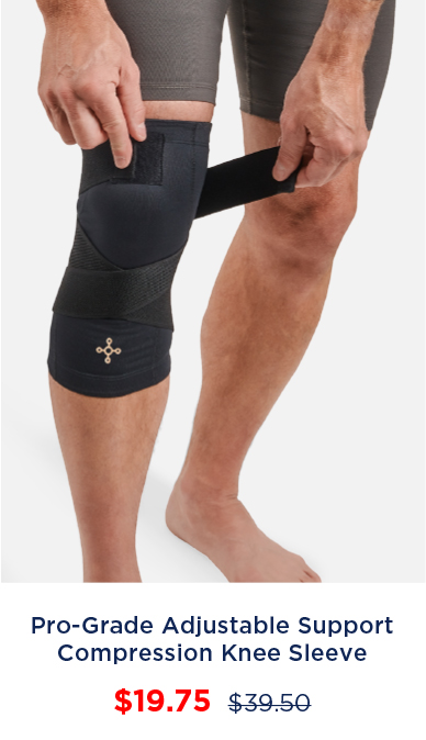 Men's Pro-Grade Adjustable Support Compression Knee Sleeve