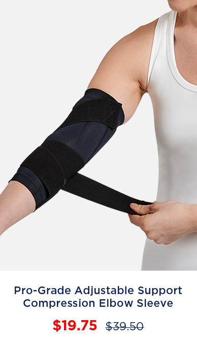 Women's Pro-Grade Adjustable Support Compression Elbow Sleeve