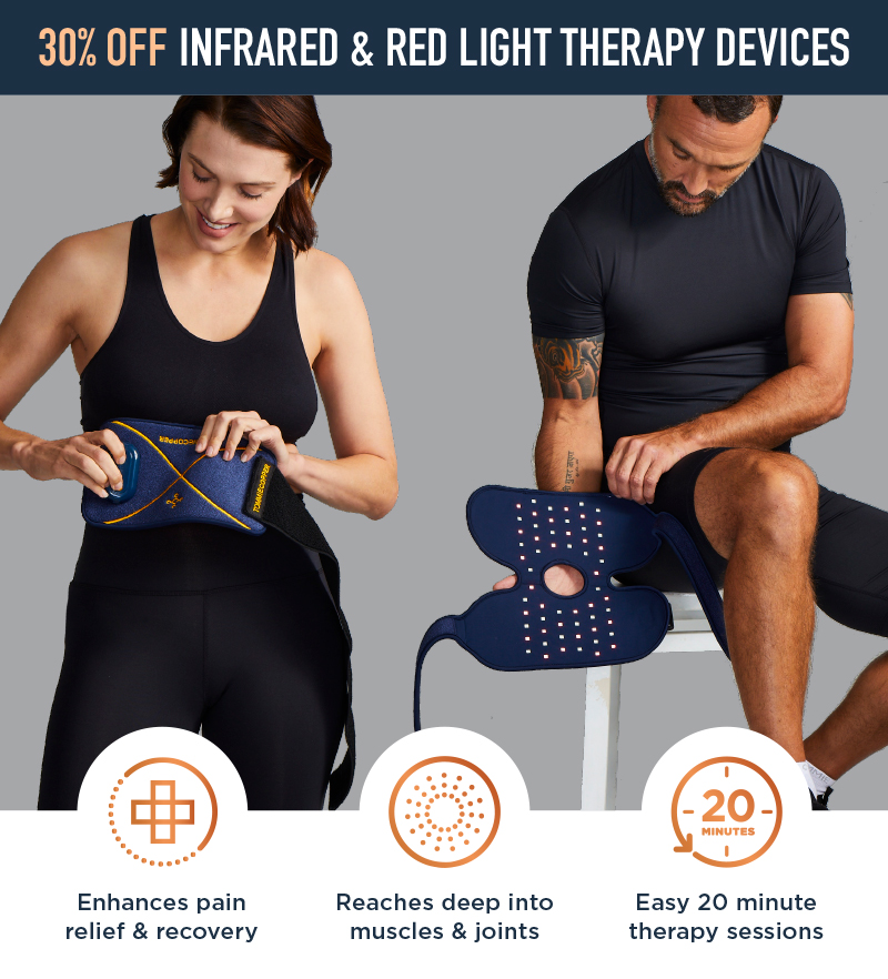 307% OFF INFRARED RED LIGHT THERAPY DEVICES Enhances pain Reaches deep into Easy 20 minute relief recovery muscles joints therapy sessions 
