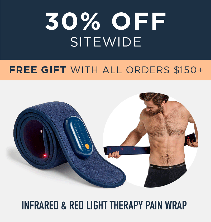 FREE GIFT WITH ALL ORDERS $150+ INFRARED & RED LIGHT THERAPY PAIN WRAP