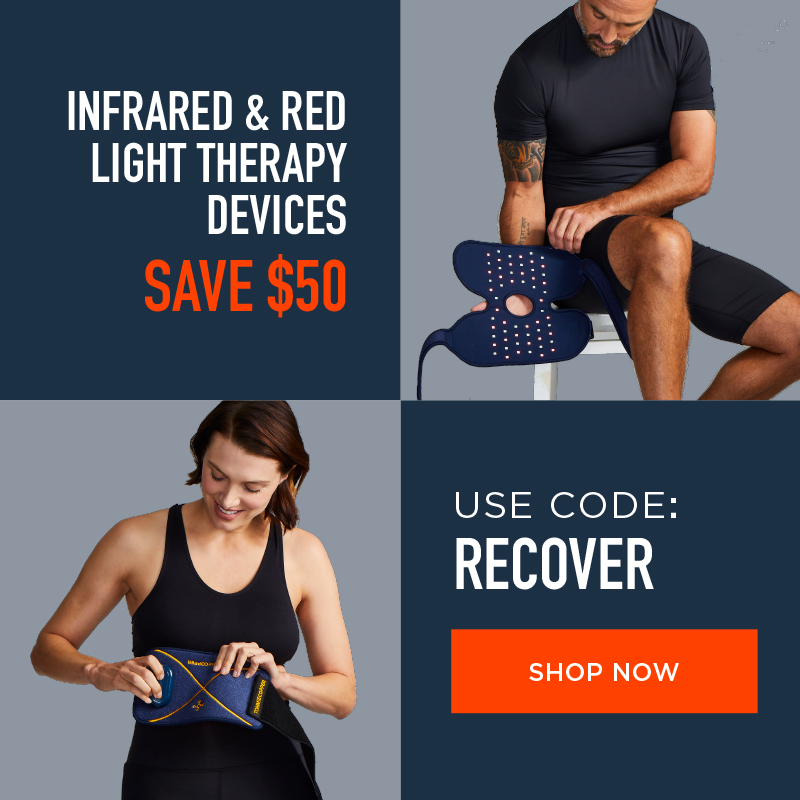 INFRARED & RED LIGHT THERAPY DEVICES SAVE $50 USE CODE: RECOVER SHOP NOW