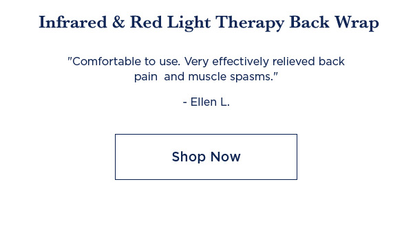 Pro-Grade Infrared & Red Light Therapy Back Wrap