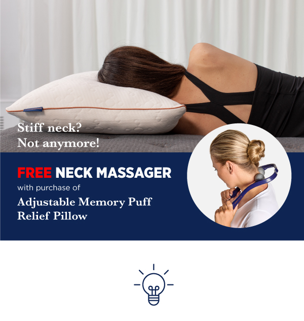 Adjustable Memory Puff Relief Pillow