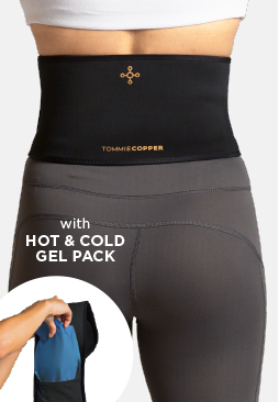 Women's Lower Back and Shoulder Therapy Wrap with Hot & Cold Gel Pack