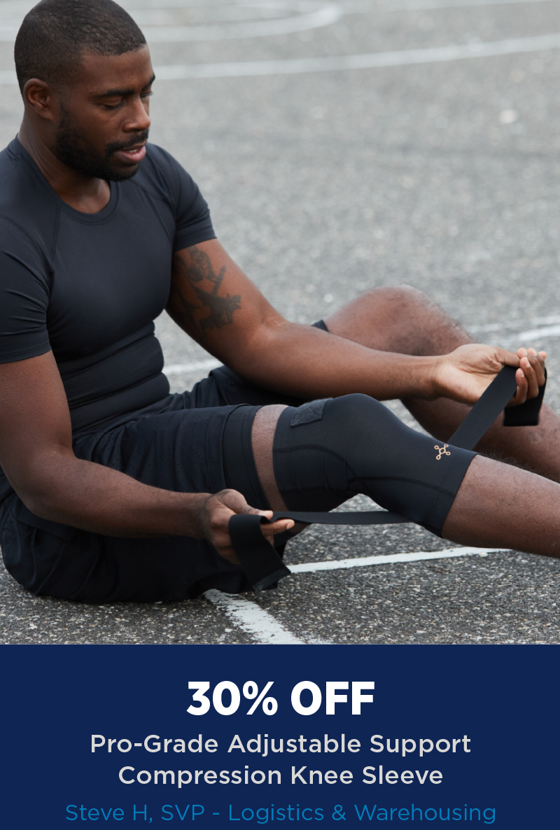 Men's Pro-Grade Adjustable Support Compression Knee Sleeve