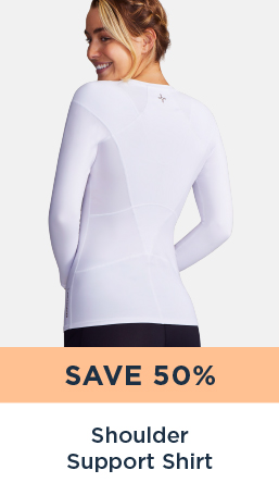 WOMEN'S LONG SLEEVE SHOULDER SUPPORT SHIRT