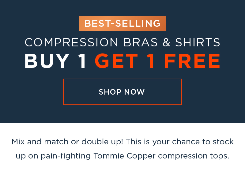 BEST SELLING COMPRESSIONS BRAS & SHIRTS BUY 1 GET 1 FREE SHOP NOW